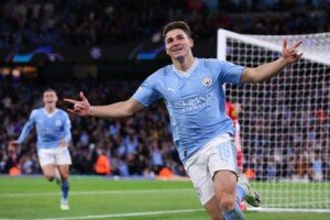 Alvarez saves Man City blushes after Champions League first night scare