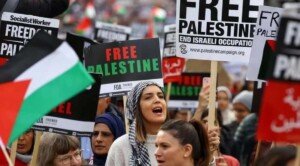 Pro-Palestinian protests take place in London, Birmingham, Cardiff and Salford