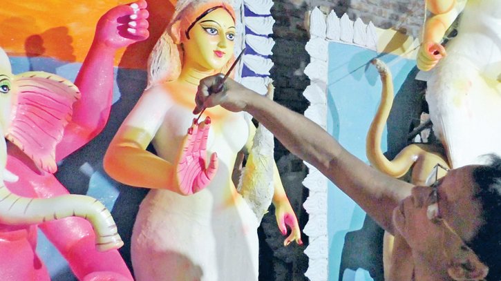 1036 mandaps ready for Durga Puja in Moulvibazar 