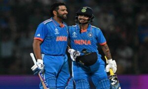 Rohit’s record ton powers India to World Cup win over Afghanistan