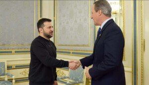 David Cameron makes first official visit to Ukraine