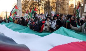 Huge pro-Palestinian London march calls for permanent ceasefire