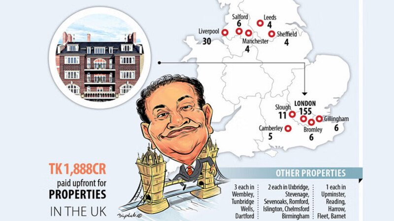 Land Minister Javed owns at least 260 properties in the UK