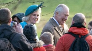 King and Queen at Sandringham church for New Year’s Eve service