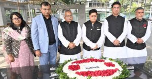 Momen, re-elected MP from Sylhet-1, pays tribute to Bangabandhu