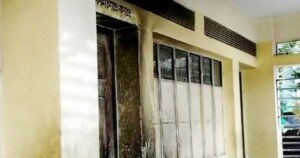 Polling centre set on fire in Sunamganj