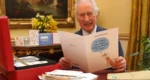 King Charles enjoys jokes in cards of support