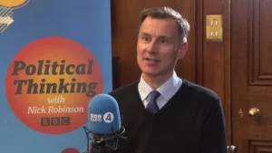 Jeremy Hunt: Less scope for tax cuts in Budget