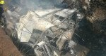 Bus plunges off S.Africa bridge killing 45