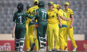 Australia women’s team beat Bangladesh by 77 runs in 3rd T20
