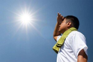 Avoid heat exhaustion and heat stroke