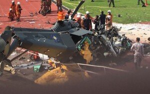 10 crew killed after two military choppers collide in Malaysia