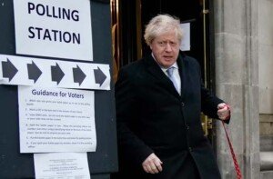 Boris Johnson turned away from polling station after forgetting ID