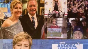Tory candidate features Farage on election leaflet