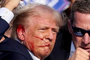 Trump shot in right ear at rally, shooter dead