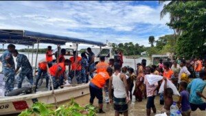 Coast Guard provides free medical aid and relief to flood victims in Moulvibazar