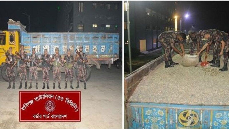 10,000-kg smuggled sugar seized in Habiganj