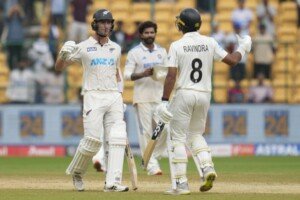 New Zealand wins first test in India since 1988