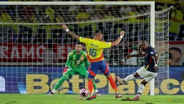 Valencia on target as ten-man Ecuador upset Colombia