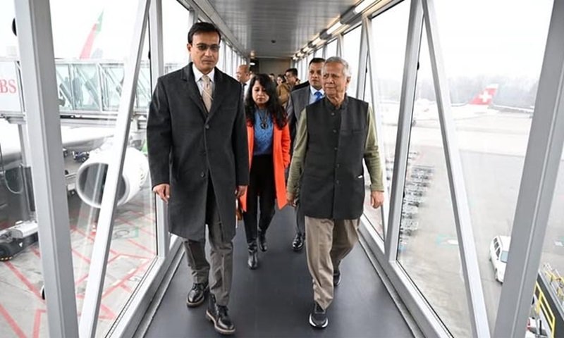 Chief Adviser reaches Zurich to attend WEF in Davos