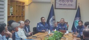 Newly appointed Habiganj SP meets journalists