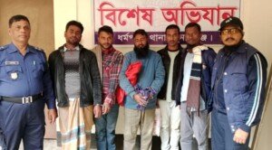 Five held in Sunamganj with 19 smuggled cows