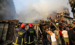 Fire breaks out at Old Dhaka plastic factory