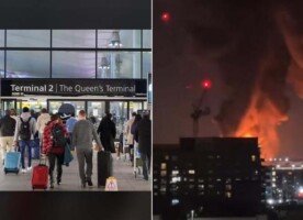 London’s Heathrow Airport shuts down due to power outage caused by fire