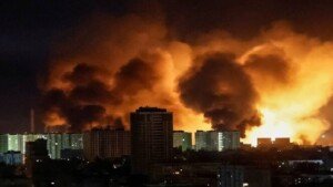 Kyiv hit by major Russian drone, missile attack