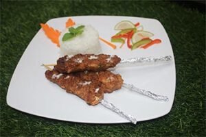 Thai Coconut Lemon Grass Beef Kebab