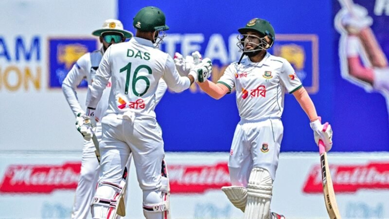 Musfiq-Liton spark Bangladesh, lower order collapse dampens day