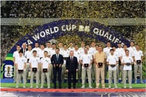 Uzbekistan qualify for World Cup for 1st time; Players, coaches gifted cars