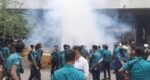Police fire sound grenades at protesting NTRCA job aspirants near Secretariat