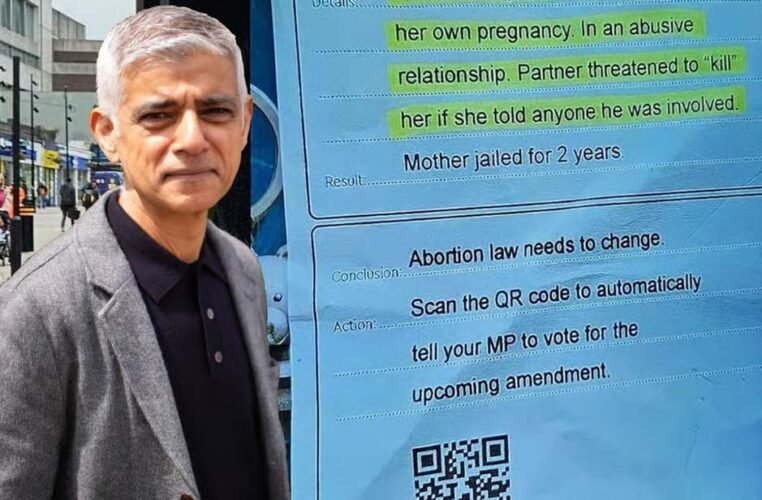 Sadiq Khan calls on TfL to lift ban on abortion ad campaign