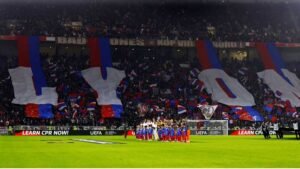 Seven-times French champions Lyon relegated to Ligue 2