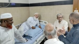 BNP delegation visits Jamaat Ameer at hospital