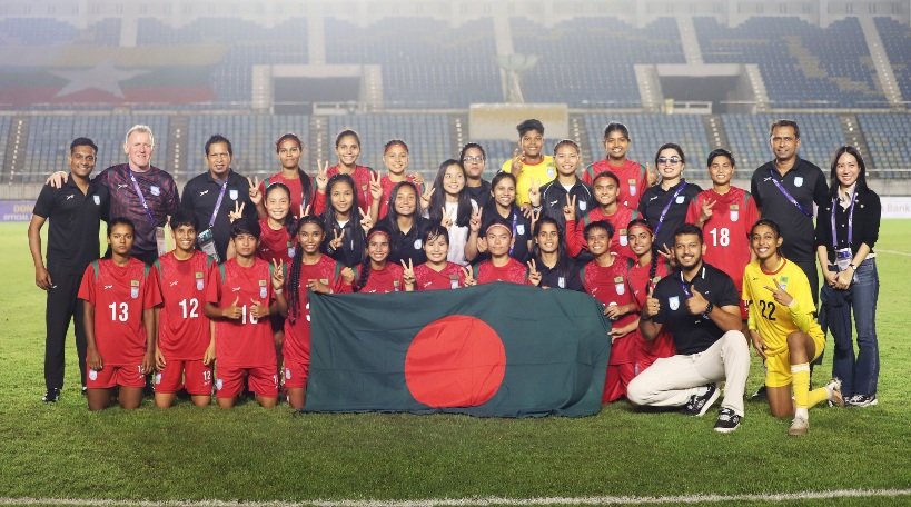 EU congratulates Bangladesh Women’s Football Team for Asian Cup qualification