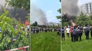 BAF training plane crashes at Uttara