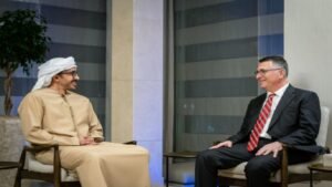 Israel opposition chief discusses Gaza truce with UAE FM