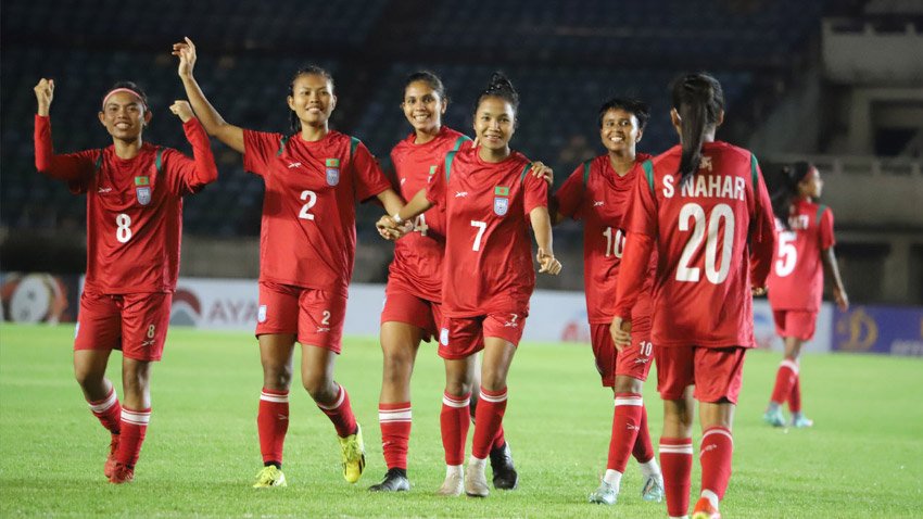 Bangladesh rout Turkmenistan 7-0 to seal spot in AFC Women’s Asian Cup