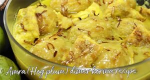 Hog-plum with Omelette Korma Curry