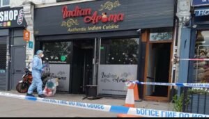 Five hurt in suspected arson attack at restaurant