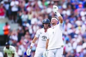 Brook, Root tons set up thrilling finale as England edge towards series win over India