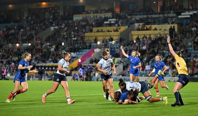 France shut out Italy in Women’s Rugby World Cup opener