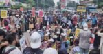 Students block Technical intersection for permanent campus