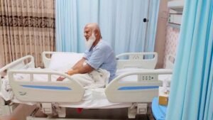Jamaat Ameer undergoing open heart surgery at United Hospital