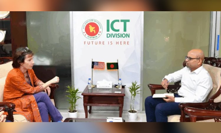US Charg‚ d’affaires calls on Bangladesh’s ICT Ministry Special Assistant
