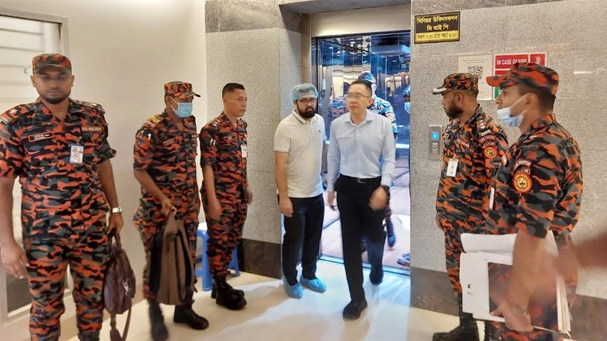 Singaporean burn specialist joins treatment of injured firefighters