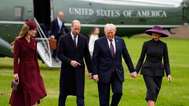 Trump arrives in Windsor to meet Royals on state visit