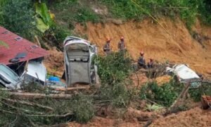 At least 12 dead in Malaysia landslides